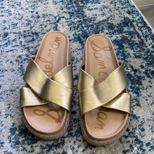 Gold Sam Edelman Sandals